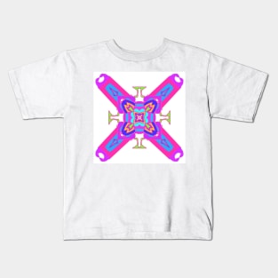 This is a colored mandala Kids T-Shirt